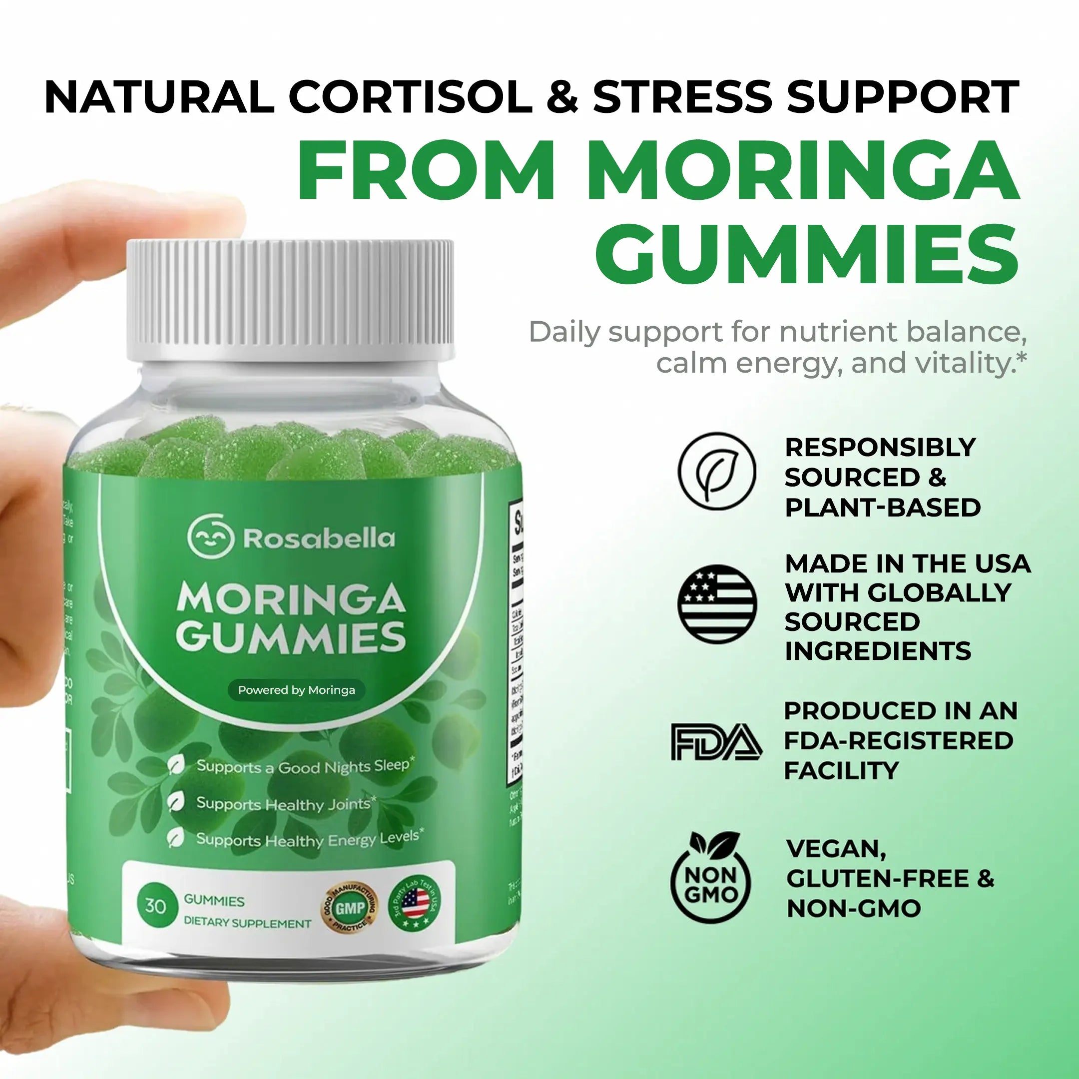 Rosabella Moringa Gummies