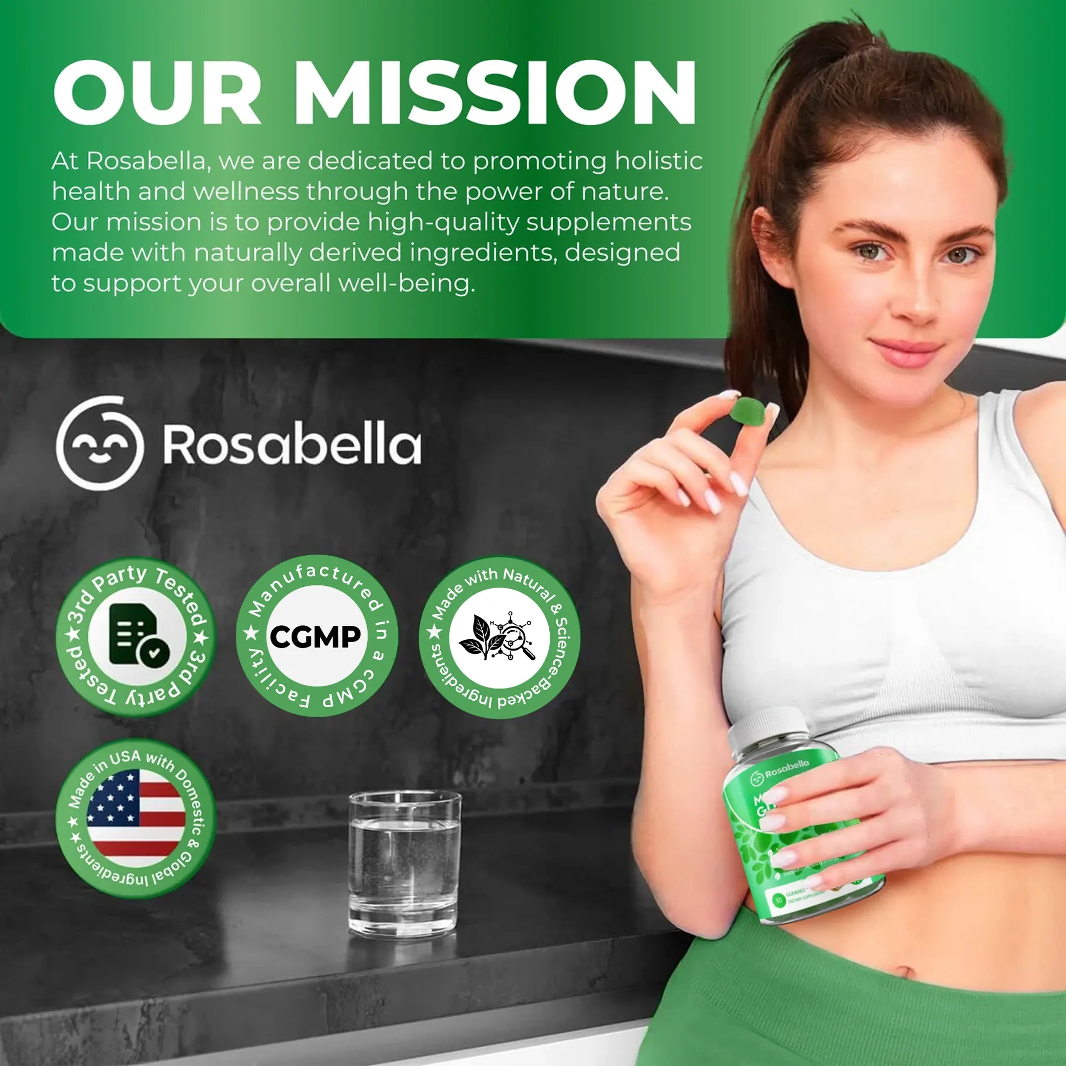 Rosabella Moringa Gummies